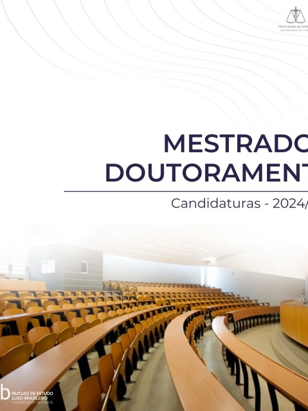 Mestrados e Doutoramentos: candidaturas abertas (2024/2025)