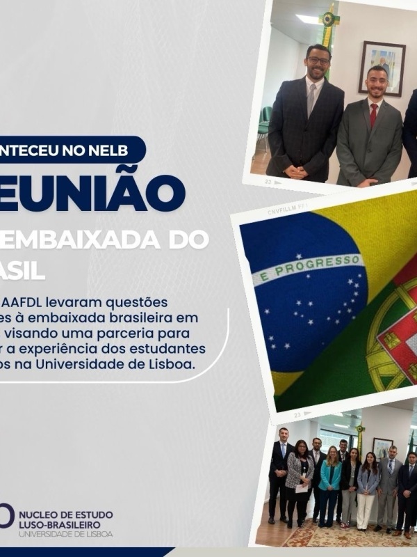 ACONTECEU | Reunião na Embaixada Brasileira de Portugal